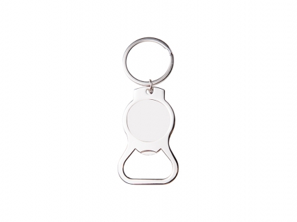 Sublimation Round Bottle Opener Keyring