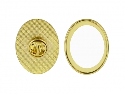 Broche Metálico (Oval)