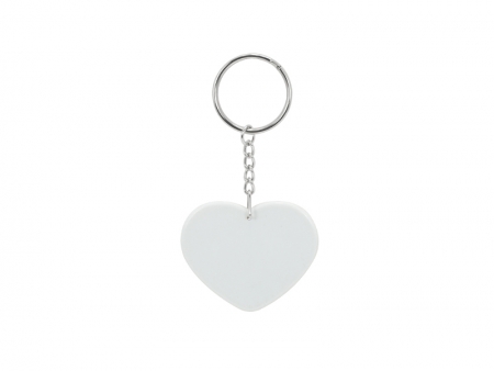 Sublimation Plastic Keychain(Heart)