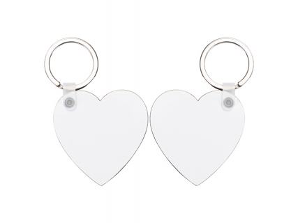 Sublimation Blanks Hardboard Key Ring(Heart)