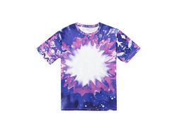 Camiseta Tipo Algodão Flor (Azul)