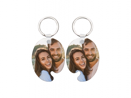 Sublimation Blanks Hardboard Key Ring(Artist Pallette)