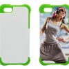 2 in 1 3D iPhone 5 Cover(Light Green)