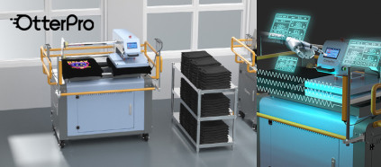Air Press Slide Pro Dual Station Heat Press with Manual or Auto Modes for Garment Decoration!