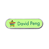 Oval Sublimation Name Badge