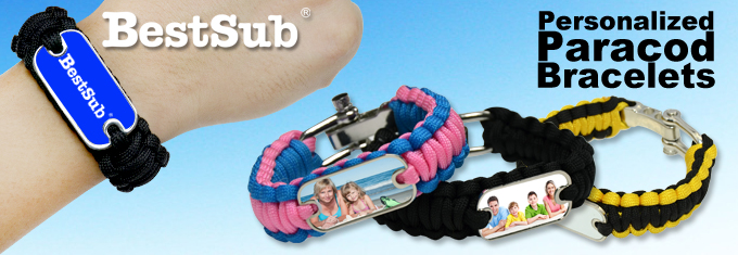 Sublimation Paracord Bracelets