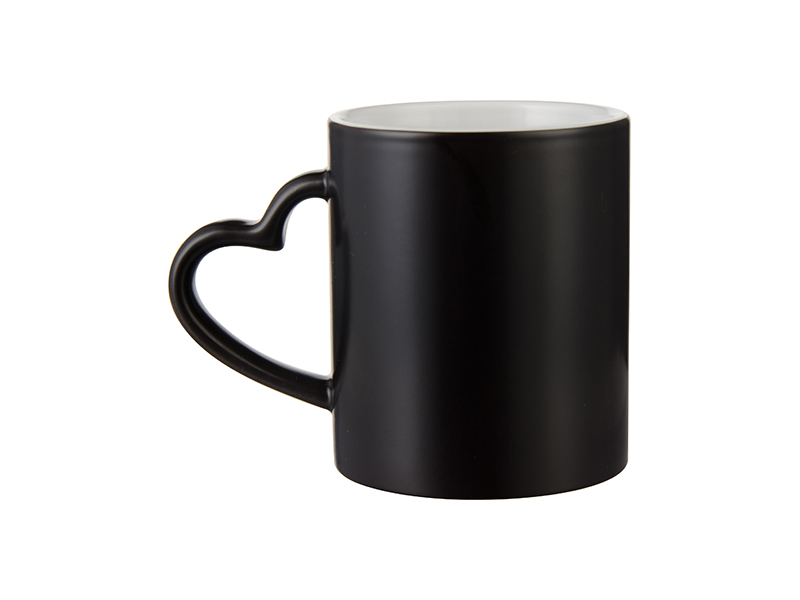 Taza Mágica Negro Brillante