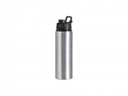 Sublimation Blanks 25oz/750ml Aluminum Water Bottle (Silver)