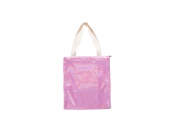 Sublimation Glitter Tote Bag(34*37cm, Pink)