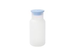 Tumbler Vidro Transparente 18oz/550ml com Tampa Azul