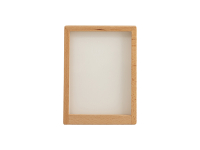 Sublimation 7" Beech Wood Vertical Photo Frame with Acrylic Insert