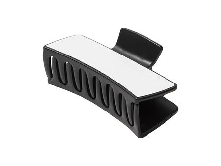 Pinza para cabello con inserción de sublimación (Negro, 5.4*10.5*4.2 cm)