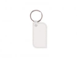 Sublimation PU Leather Key Chain (Round Corner Rec)