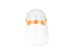 Gorra de Malla Adulto Sublimación Sin Pantalla Facial Desmontable (Naranja)