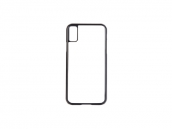 Sublimation iPhone X Cover (Plastic, Black)