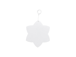 Sublimation PET Ornament (Snowflake Shape, 7.6*8.7cm)