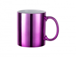 11oz Sublimation Blanks Purple Plated Ceramic Mug