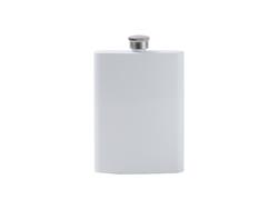 Frasco Branco Sublimação Inox 8oz