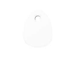 Sublimation Blanks Hardboard Name Tag (6*8*0.3cm,Egg Shape)
