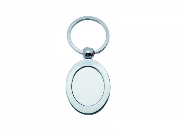 Sublimation Vertical Oval Key Ring