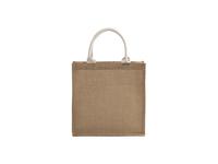 Bolsa de compras de lino DTF (32 * 32 * 12 cm)
