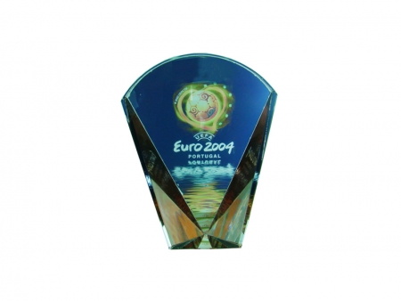 Fan-shaped UV Trophy