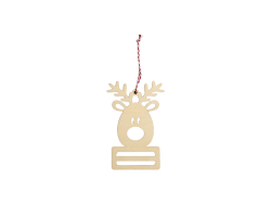 Sublimation Plywood Money Holder Ornament(11.2*17*0.4cm, Elk Shape)