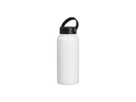 Frasco de botella de agua de 32 oz (blanco)