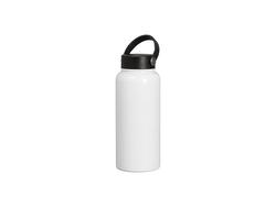 Frasco de botella de agua de 32 oz (blanco)