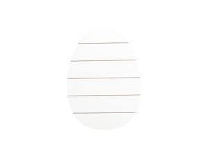 Sublimation Blanks Easter Egg Shaped MDF Sign w/ Stripes (27*38*1.5cm)