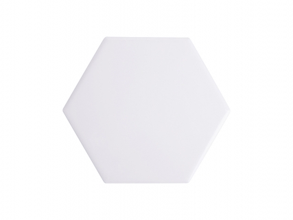 Sublimation Hexagonal Ceramic Coaster w/ Cork