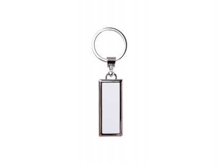 Sublimation Metal Key Chain with Double Sides Alu Inserts (2.2*5.2cm)