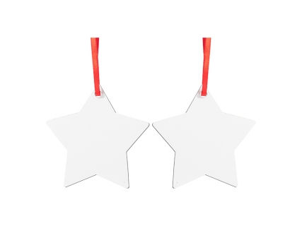 Sublimation Blanks Double-Sided MDF Ornament (Star)