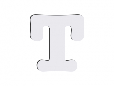 Sublimation HB Letters -T (10*10cm)