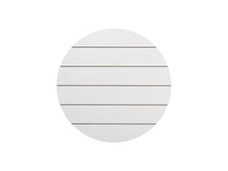 Sinal de MDF Redondo com Listras (φ25,4*1,5cm)