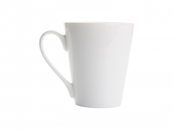 12oz Caneca Latte de porcelana de bonechina