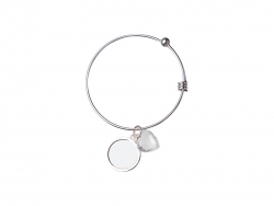 Pulseira Ajustável Com Insert (Circular. Pode-se imprimir pelos dois lados)