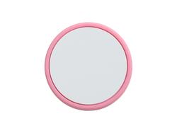 Tampa de Canudo de Silicone Sub (Rosa, Redondo)