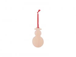 Adorno Navideño Madera contrachapada (Muñeco de Nieve)