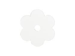 Sublimation Blanks Hardboard Name Tag (8.1*8.1*0.3cm,Peach Blossom Shape)
