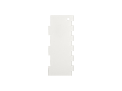 Sublimation Acrylic Cake Decorating Scraper (10*24*0.4cm, Stair Edge)