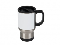Sublimation 14 oz Stainless Steel Mug with White Patck