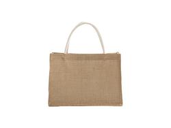 Saco de compras em linho DTF (30 x 40 x 12 cm)