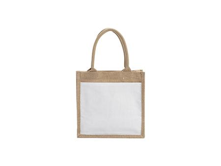Sublimation Blanks Jute Tote bag(25*25*10cm)