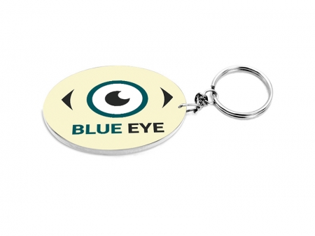 Sublimation Oval Plastic Keychain 48*68mm
