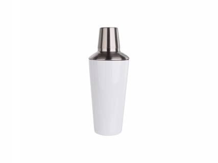 Sublimation 900ml Stainless Steel Cocktail Shaker (White)