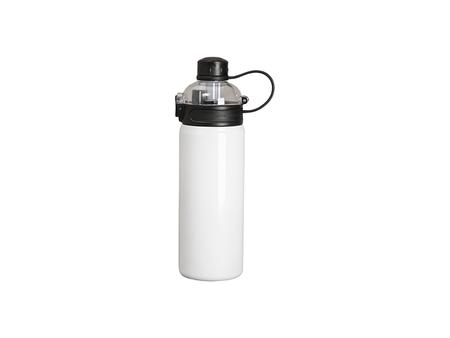Botella de acero inoxidable de 24 oz / 720 ml con tapa pop negra (blanca)