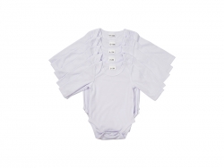 Sublimation Blanks Baby Onesie Long Sleeve(White)