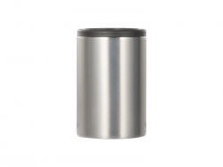 12oz/360ml Sublimation Stainless Steel Skinny Can Cooler (Silver)