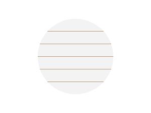 Sublimation Blanks Round MDF Sign w/ Stripes (φ30.5*1.5cm)
